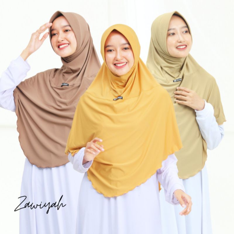 Aghnia Hijab - Zawiyah Lycra Jilbab/Kerudung Instan
