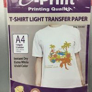 Transfer paper e-Print A4 T-Shirt Light Transfer Paper A4 150 Gsm