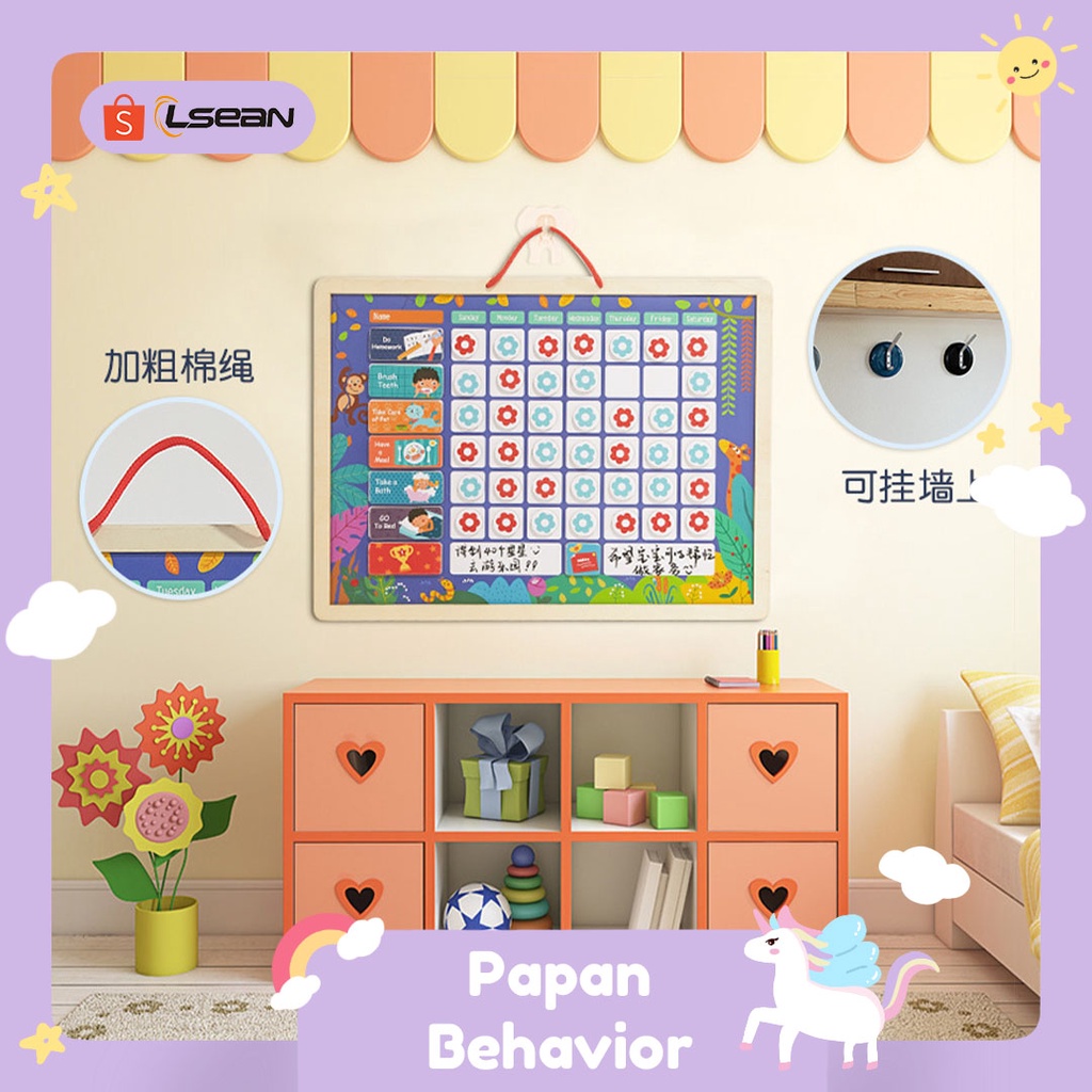 REWARD STICKER WALL/PAPAN DISIPLIN ANAK