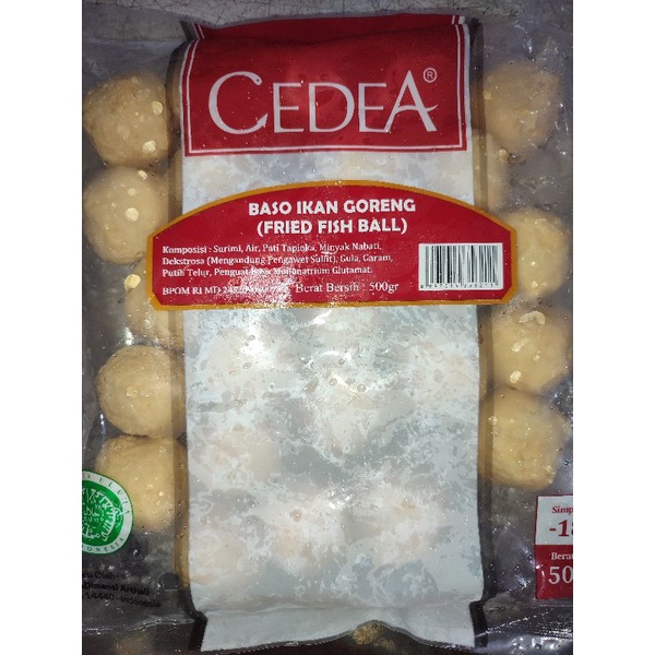 

Cedea Baso Ikan Goreng 500Gr