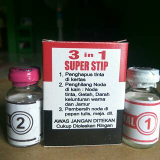 PENGHAPUS TINTA DAN STEMPEL SUPER WHITE STIP TANPA BEKAS PENGHAPUS TINTA DAN STEMPEL SUPER WHITE STIP TANPA BEKAS