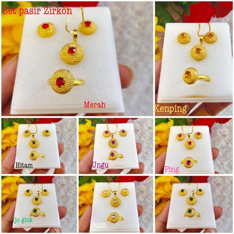 set liontin pasir