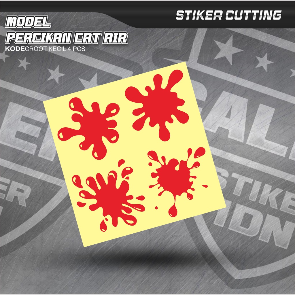 

stiker model cat stiker croot stiker percikan air stiker darah stiker percikan cat stiker viral stiker cutting