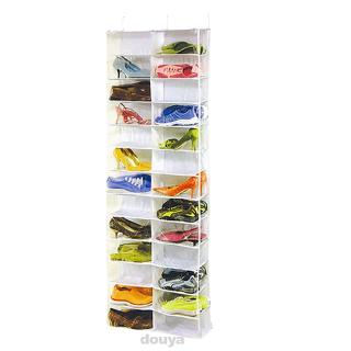 Just Shoe Rack Storage Organizer Holder Folding Hanging Door Closet 26 Pocket Shopee Indonesia