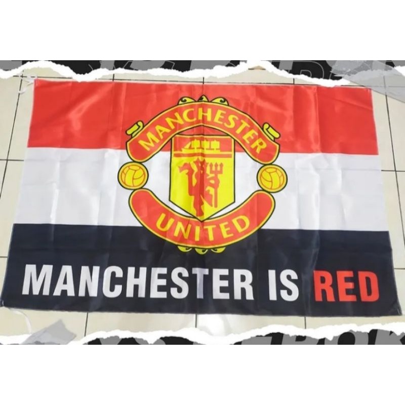 BENDERA MANCHESTER IS RED