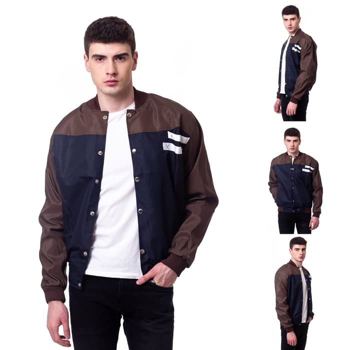 JAKET PRIA Trend Line Laki Laki Cowok Abu Hitam Merah Komb JAKET PRIA Trend Line Laki Laki Cowok Abu Hitam Merah Komb