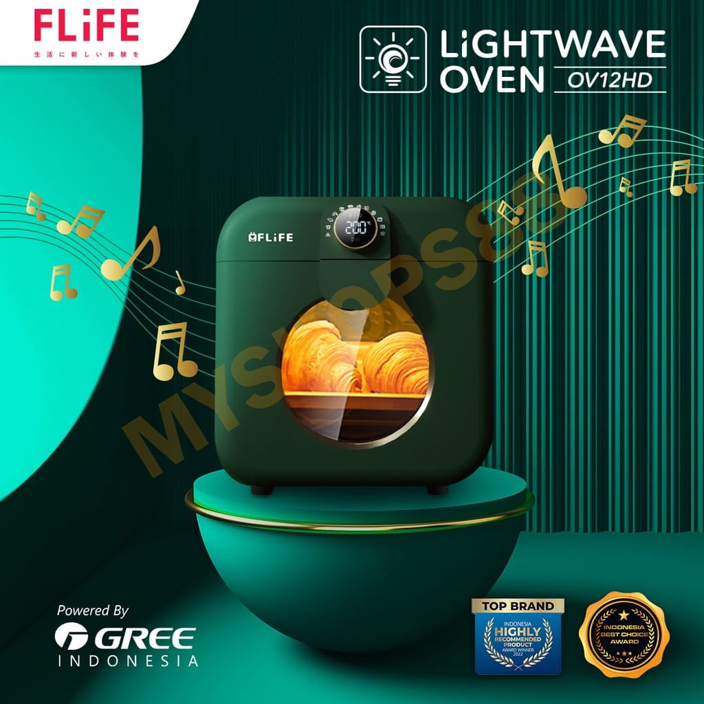 FLife LIGHTWAVE AIR FRYER OVEN OV12HD