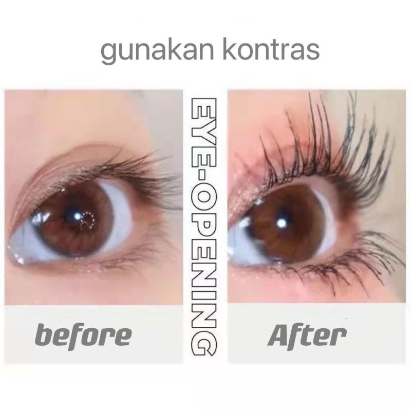 MASCARA WATERPROOF LONG LASTING TAHAN LAMA