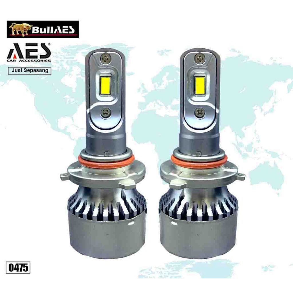 Lampu Led Headlamp TURBO 9005 HB3 Turbo Led Brand AES