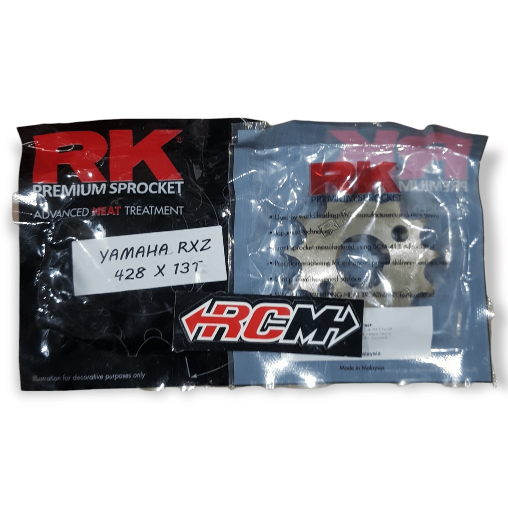 GIR GER GEAR DEPAN 428X13T 428X13 428 X 13 T 13T JUPITER Z RXZ RX KING RXKING VIXION JUPITER MX NEW ORI ORIGINAL RK ASLI