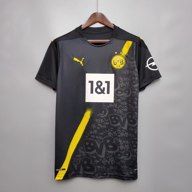 NEW DORTMUND AWAY 2020/2021 GRADE ORI THAILAND - MUSIM BARU - MURAH (SIZE S-XXL)