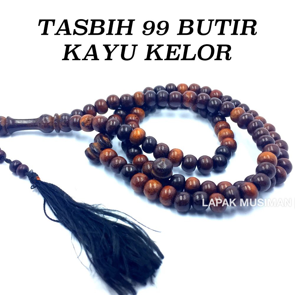 [Bayar di Tempat] TASBIH KAYU 99 BUTIR ASLI GALIH KELOR