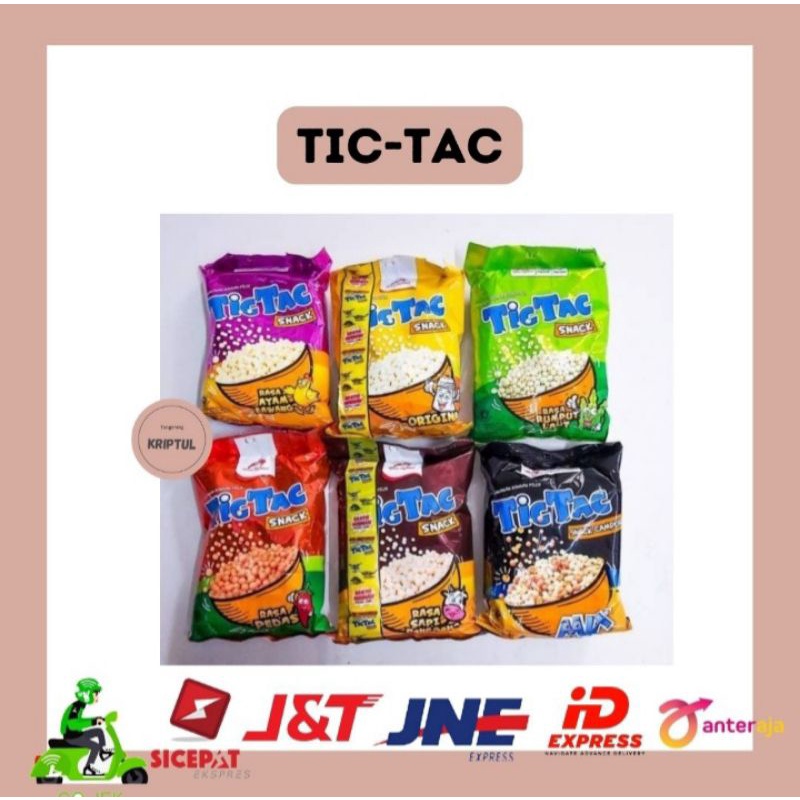 

MURAH !! Tictac isi 10bungkus , Cemilan Enak , Makanan Ringan , Pilus , kacang kacangan , Makanan gurih