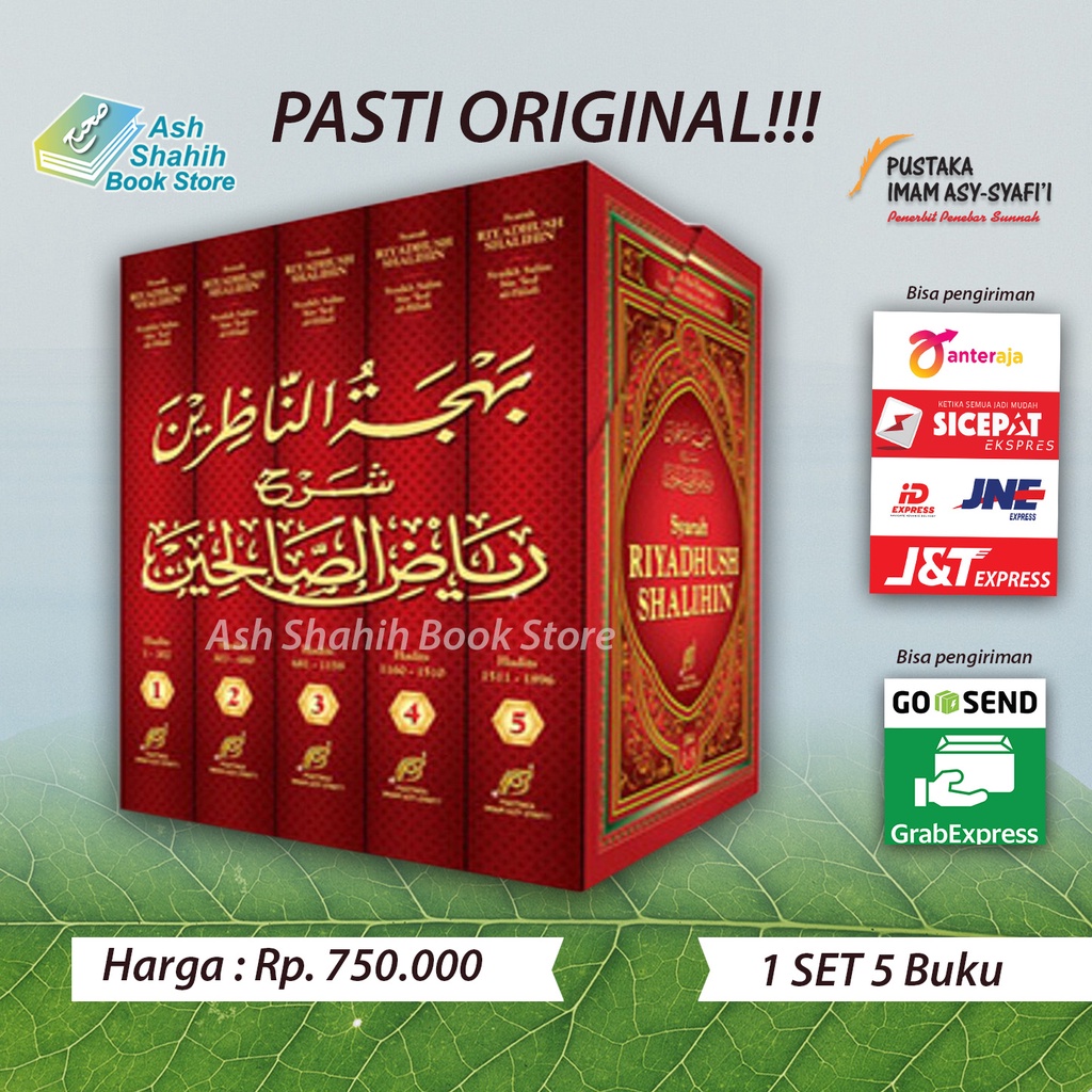Syarah Riyadhush Shalihin 1 Set 5 Jilid Original - Syarah Riyadhus Shalihin - Pustaka Imam Asy Syafii-2