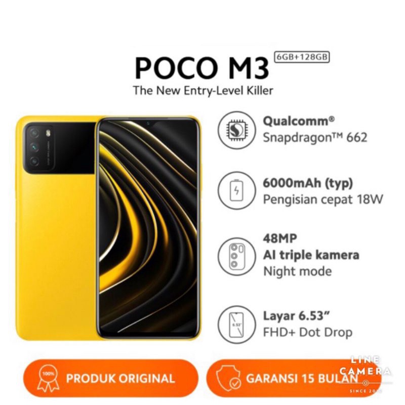 Xiaomi Poco M3 6/128gb snapdragon 662 Mi smartphone