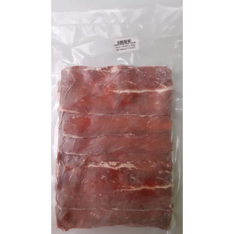 

DAGING SLICE TERIYAKI / 500GR / DAGING BBQ