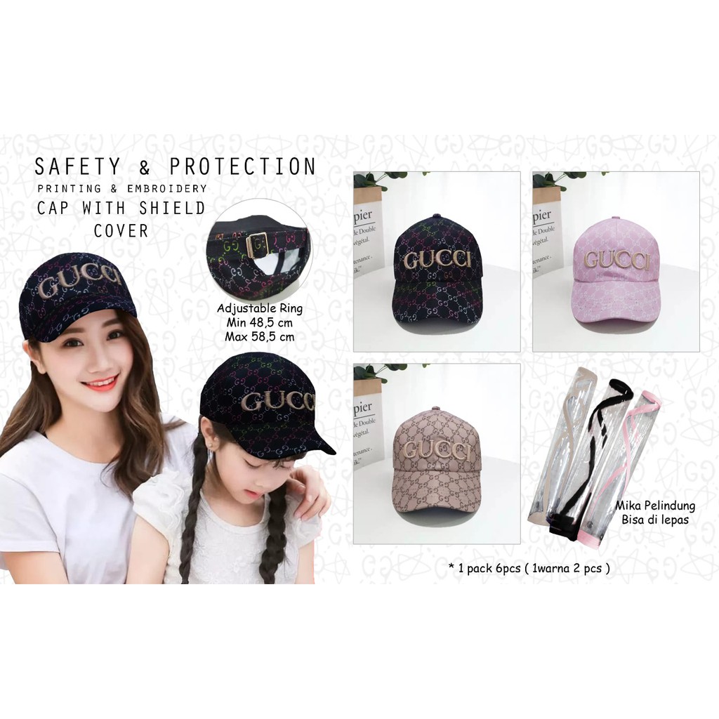 TOPI BRANDED KEKINIAN / TOPI GUCCI / TOPI BRANDED DEWASA / TOPI ANAK