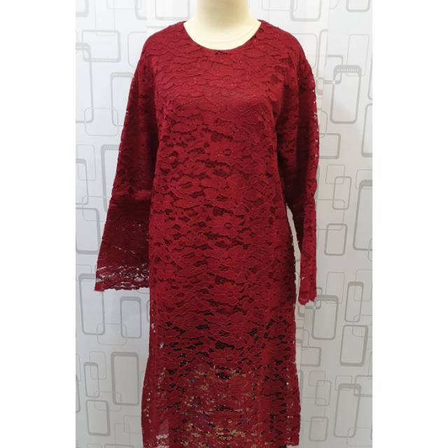 Atasan baju kurung brokat