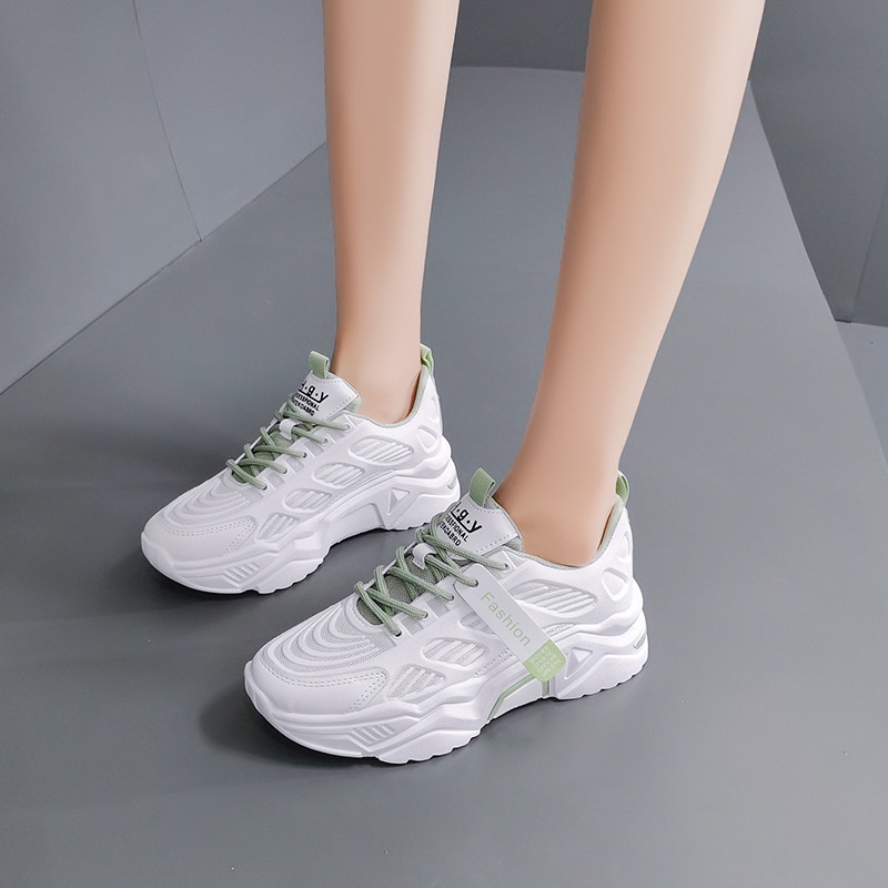 Favorite &quot;FREE BOX&quot; (Size 37 - 41) Sepatu Wanita Sneakers Trendy Bertali Fashion Sport Shoes Anti Slip Import Premium Qualiy 9015