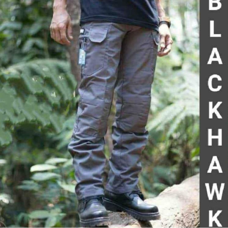 Termurah Celana Tactical panjang CARGO-BLACKHAWK