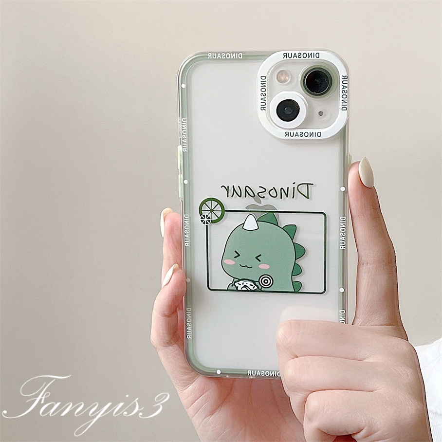 Samsung A14 A34 A54 M14 A04 A04s M23 A03 A13 A23 A33 A53 A73 A03s A02 A12 A22 A52 A72 A32 A51 A71 A50 A50s A30s A30 A20 A21s A31 A11 M53 Soft Case TPU Motif Kartun Dinosaurus Untuk