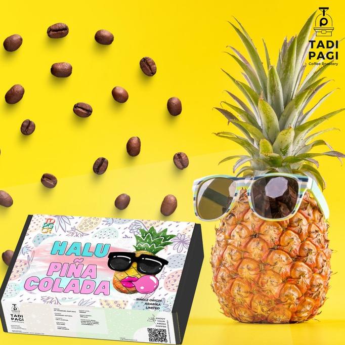 

Halu Pinacolada Natural Anaerob 200 gr Kopi biji matang