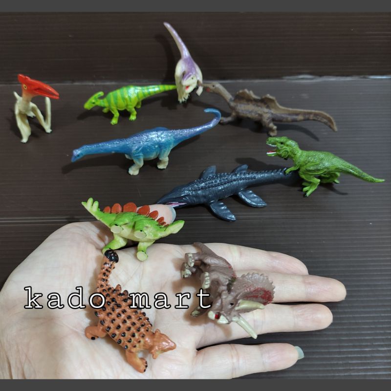 MAINAN DINOSAURUS ACTION FIGURE THE GOOD DINO DINOSAUR SET 12
