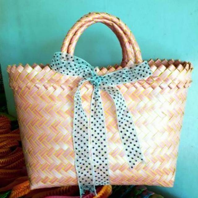 

TAS SOUVENIR / TAS LURIK WARNA POLOS SIZE S