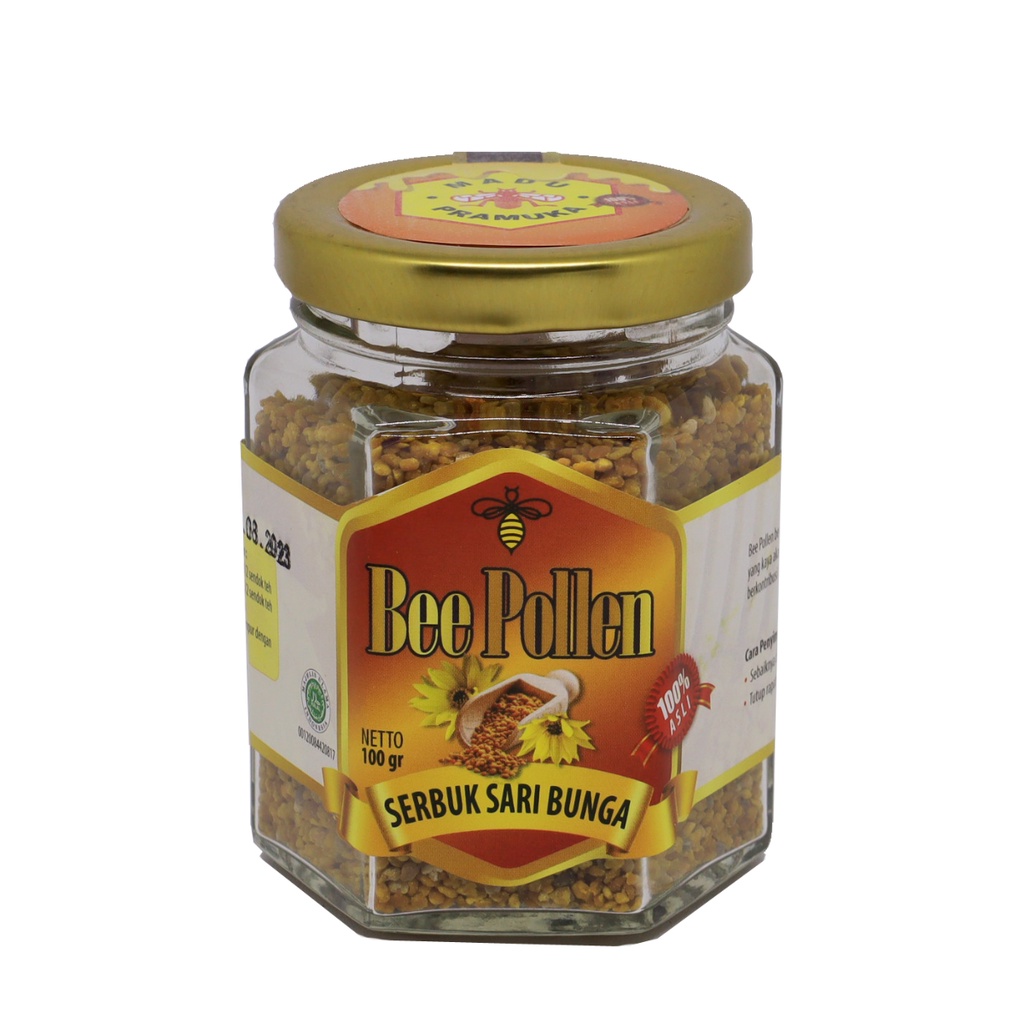 

Bee Pollen Kasar ASLI PRAMUKA 100 gr