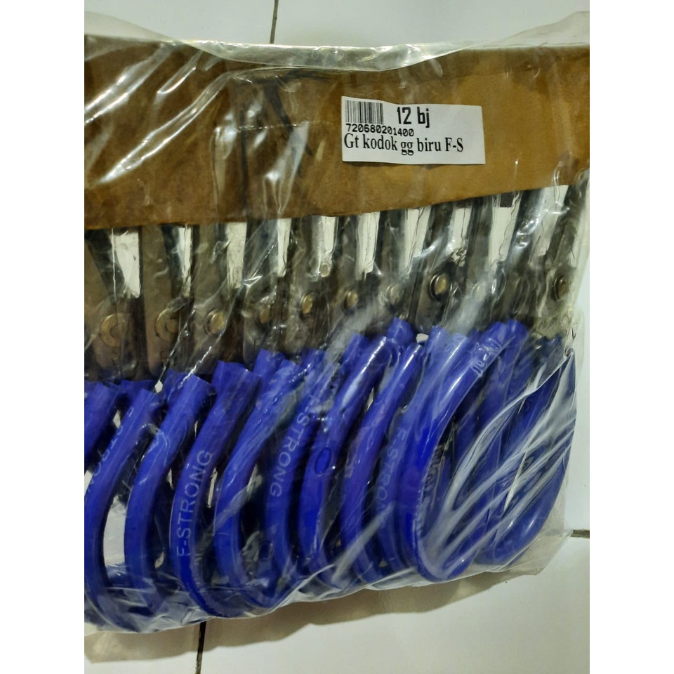 Gunting Kodok FS Biru / Gunting Serbaguna / Gunting Potong Bahan Kain