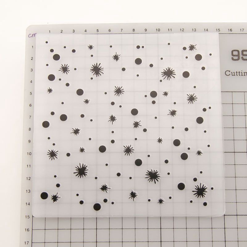 

LIVI Dot Plastic Embossing Folder Template DIY Scrapbook Photo Album Card Making Decoration Crafts