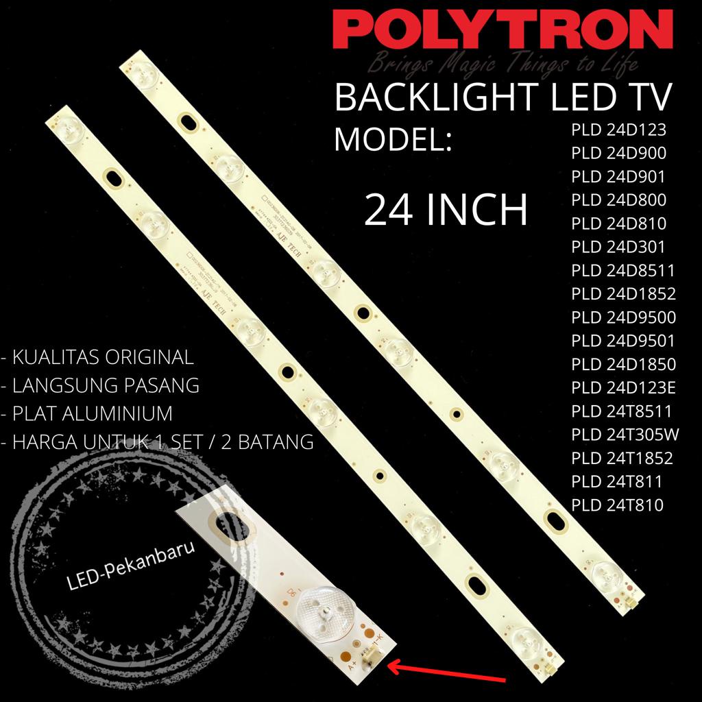 BACKLIGHT LED TV POLYTRON 24 INCH PLD 24T811 24T810 BL LAMPU INC