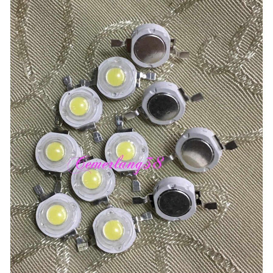 HPL High Power LED Epistar Epiled Chip COB Biji Mata 1W 1 Watt