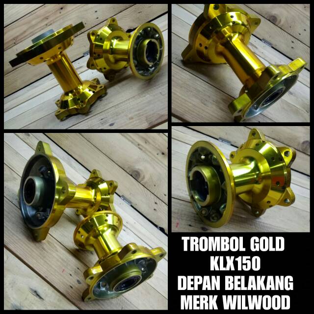 TROMOL KLX 150 WARNA GOLD HOLE 36
