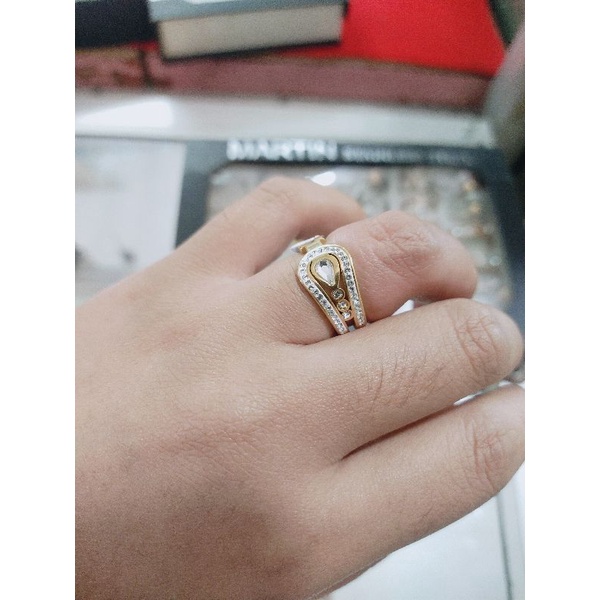 Cincin Titanium Size 6 Replika Tiffanyy.co Replika Guccii dan Cartieer aksesoris Korea style