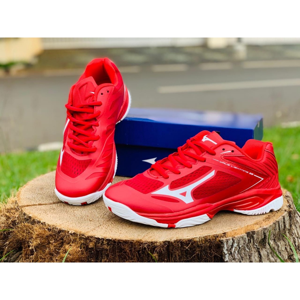 (BAYAR DITEMPAT) ERS SEPATU VOLI MIZUNO WLZ 5 LOW RED PREMIUM VIETNAM IMPORT OLAHRAGA VOLLY PRIA VOL