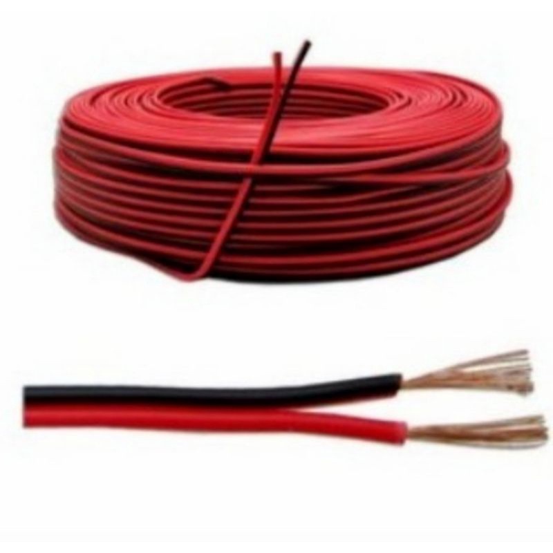 KABEL NYZ 2X23 / 2x30 MERAH HITAM SERABUT VISICOM TEMBAGA MURNI HARGA PER METER (PILIH VARIAN)