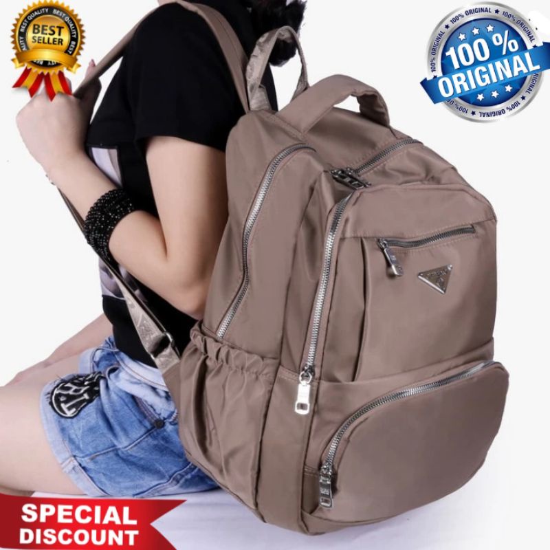 ORIGINAL Tas Ransel CHIBAO Laptop Wanita JUMBO 14 Inch Anti Air SUPER Terbaru