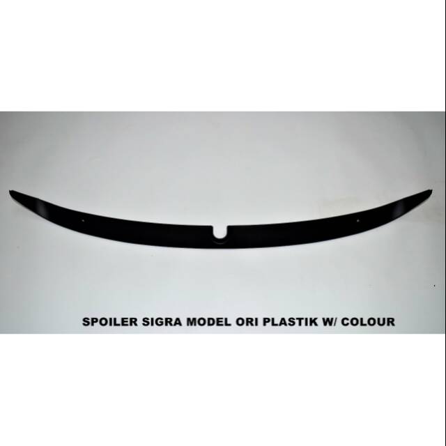 Spoiler Calya Sigra Model ORIGINAL bahan Plastik warna hitam dop