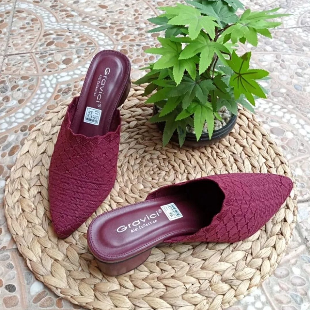 SANDAL WANITA RAJUT IMPORT 5CM/SANDAL WANITA 5CM / COCOD.IDN