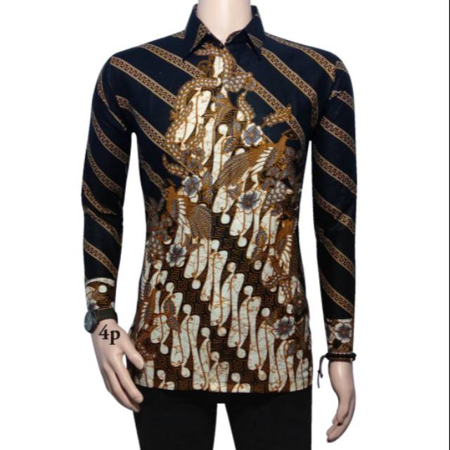 PARANG SENO KEMEJA BATIK LZ1009 SOGAN TERLARIS