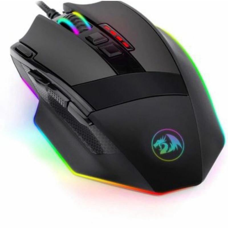 Mouse Gaming Red Dragon Macro USB Wired Sniper RGB  M801 - RGB