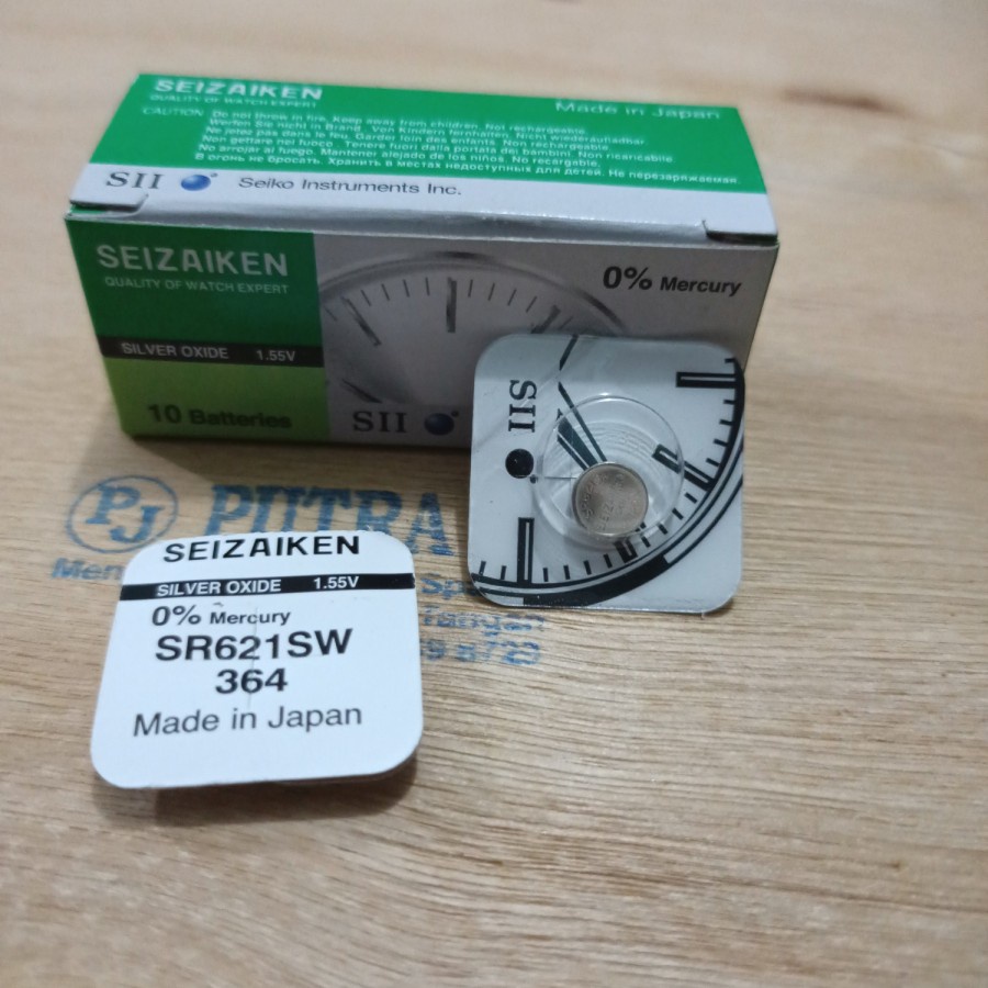 BATRE SEIZAIKEN SR 621 SW / 364 ORIGINAL BATRE JAM TANGAN ORIGINAL - SINGLE PACK