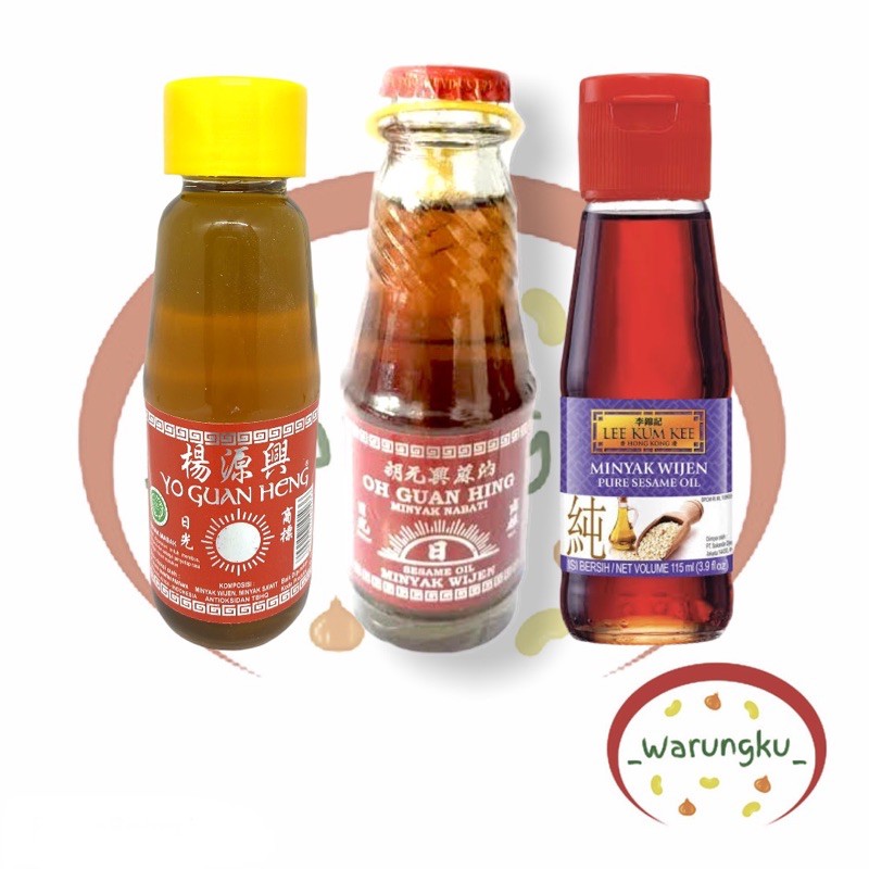 Minyak Wijen Matahari Yo Guan Heng OH Guan Hing Lee Kum Kie Lee Kum Kee Sesame Oil 110ml