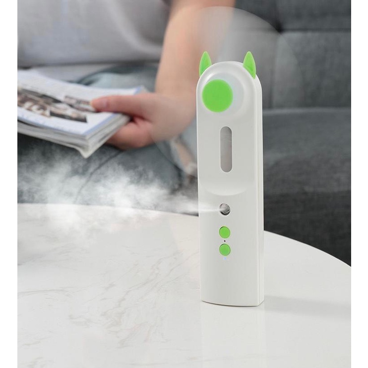 JACKSHOP Kipas Angin Portable Nano Spray Kipas 2 IN 1 Kipas Nano Spray Dapat Menyegarkan Di Saat Udara Terasa Panas Kipas Angin Mudah DiBawah Kipas Angin Plus Nano Kipas Mini Kipas Tangan Kipas Nano