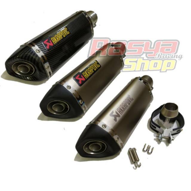 Knalpot racing Akrapovic import Ninja250 zx25R mt25 R25 cbr250 Er6  silincer only