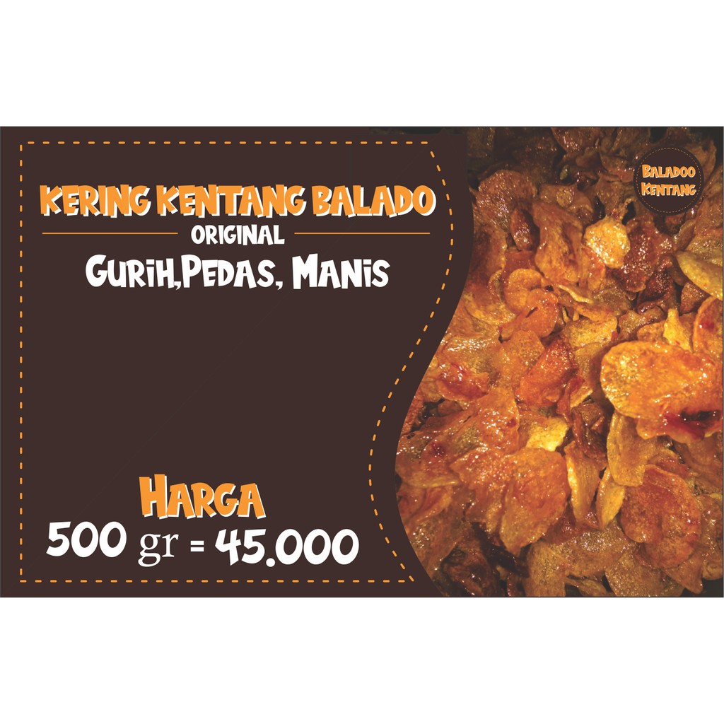 

KERING KENTANG BALADO 500 gr