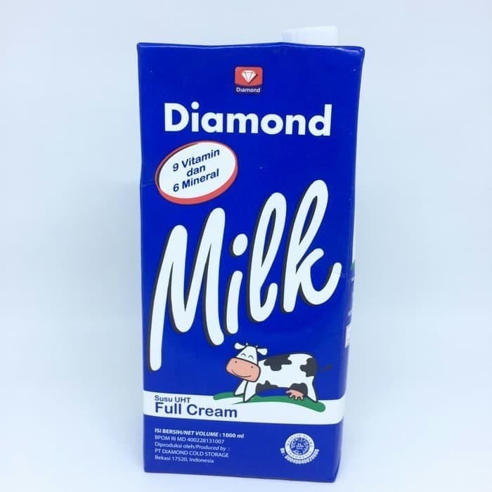 

Susu Diamond UHT Full Cream Plain 1L