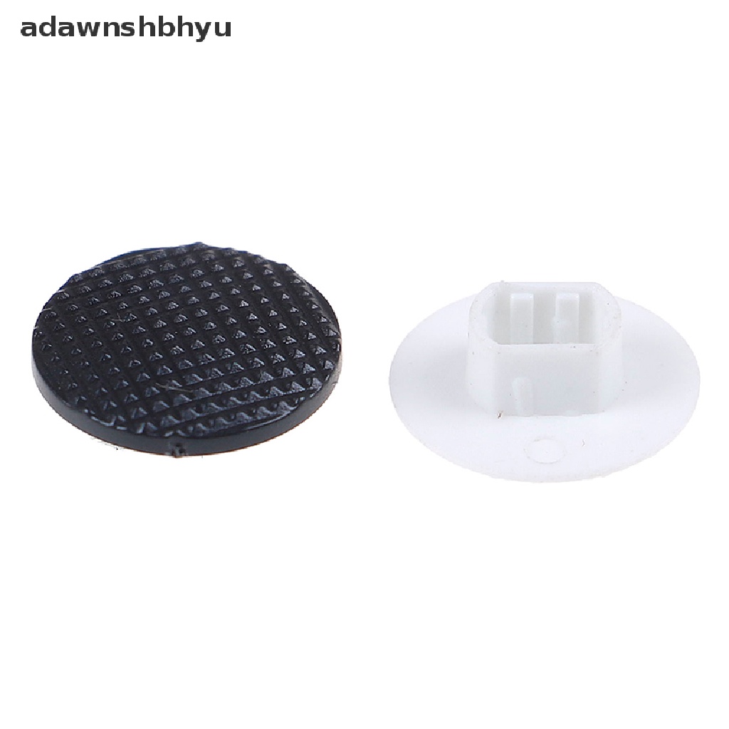 Adawnshbhyu 4pcs Tombol Topi joystick analog 3D Putih Hitam Untuk PSP1000