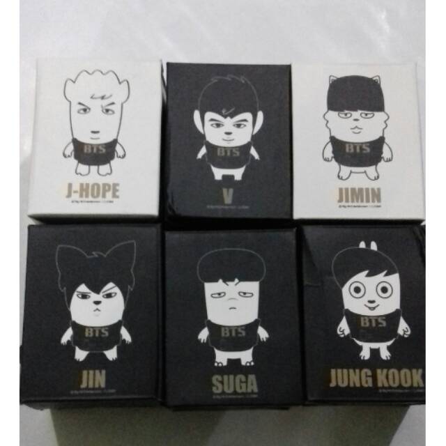 BTS 6CM FIGURE HIPHOP MONSTER